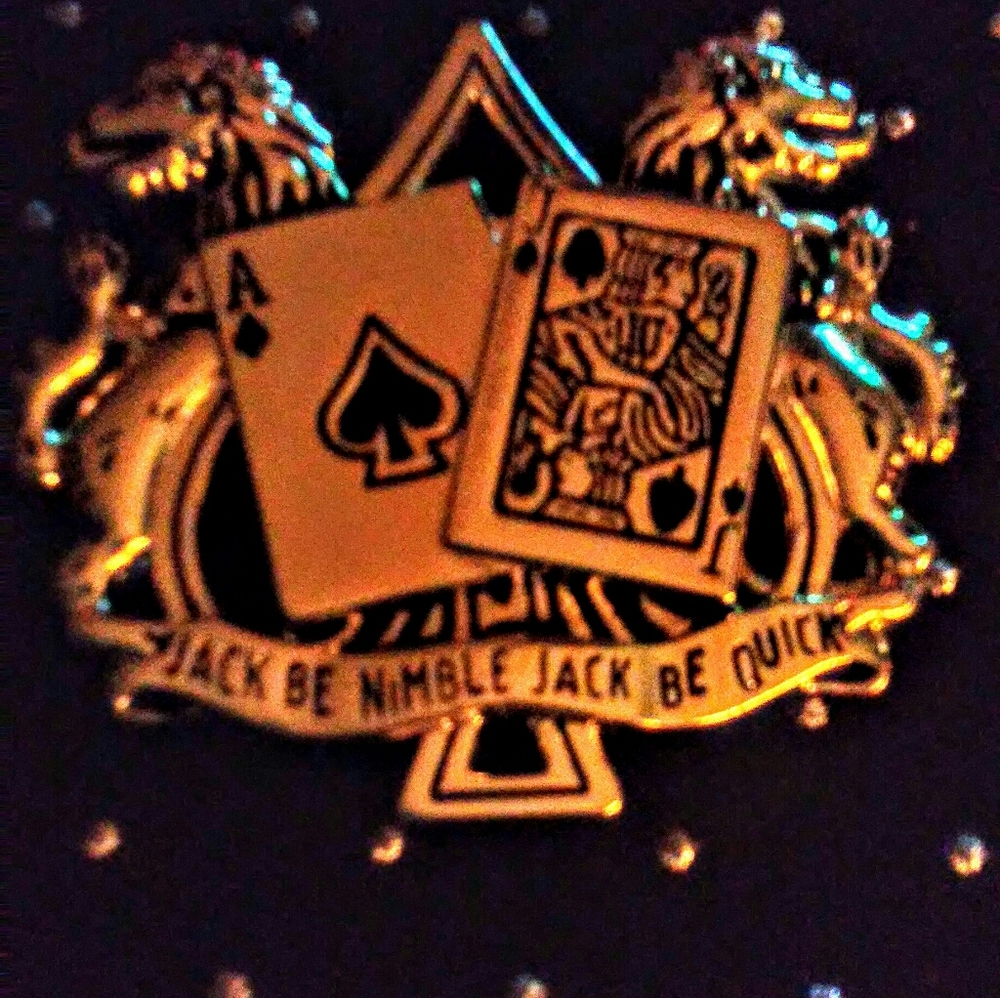 Jack Be Nimble Brass Belt Buckle